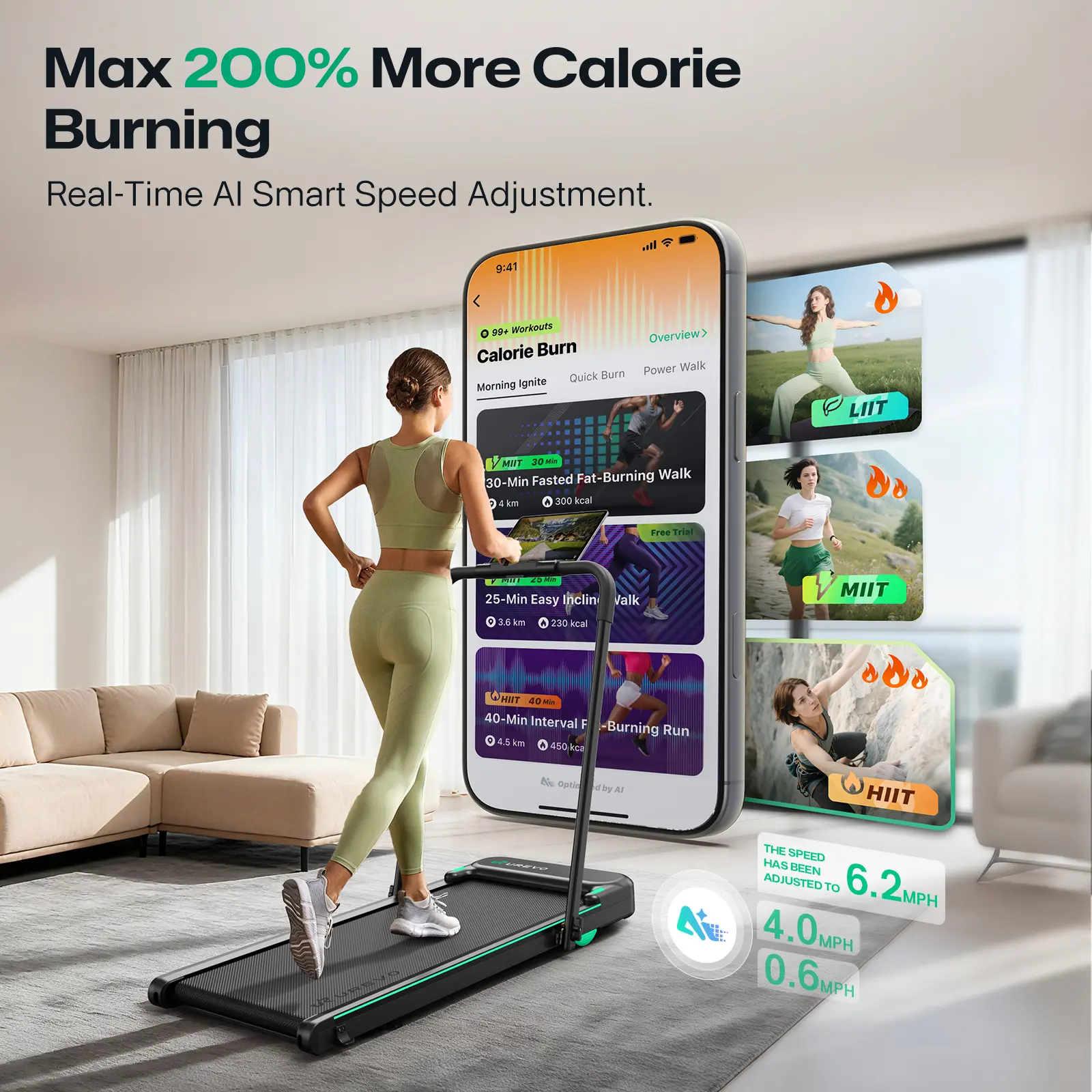 UREVO Strol 2E Smart Treadmill - Image 5