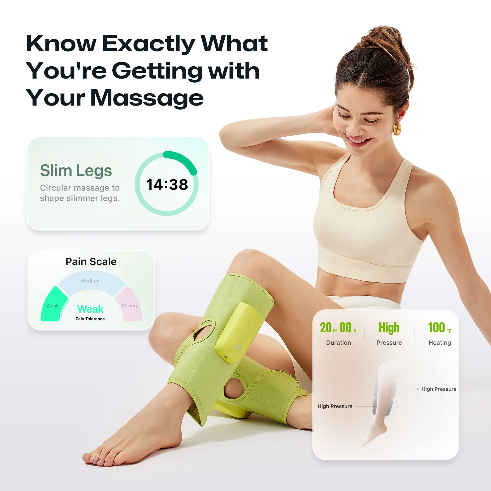 UREVO AI-Powered Wireless Relax Massager - Image 10