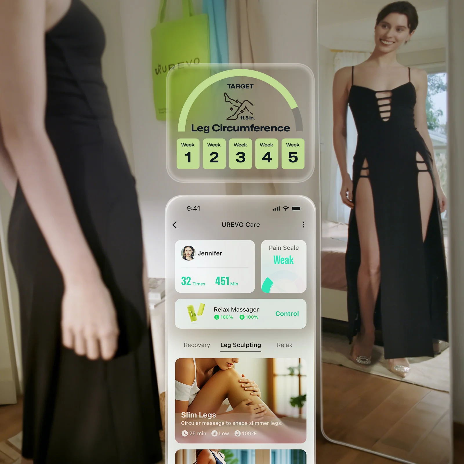 UREVO AI-Powered Wireless Relax Massager - Image 4