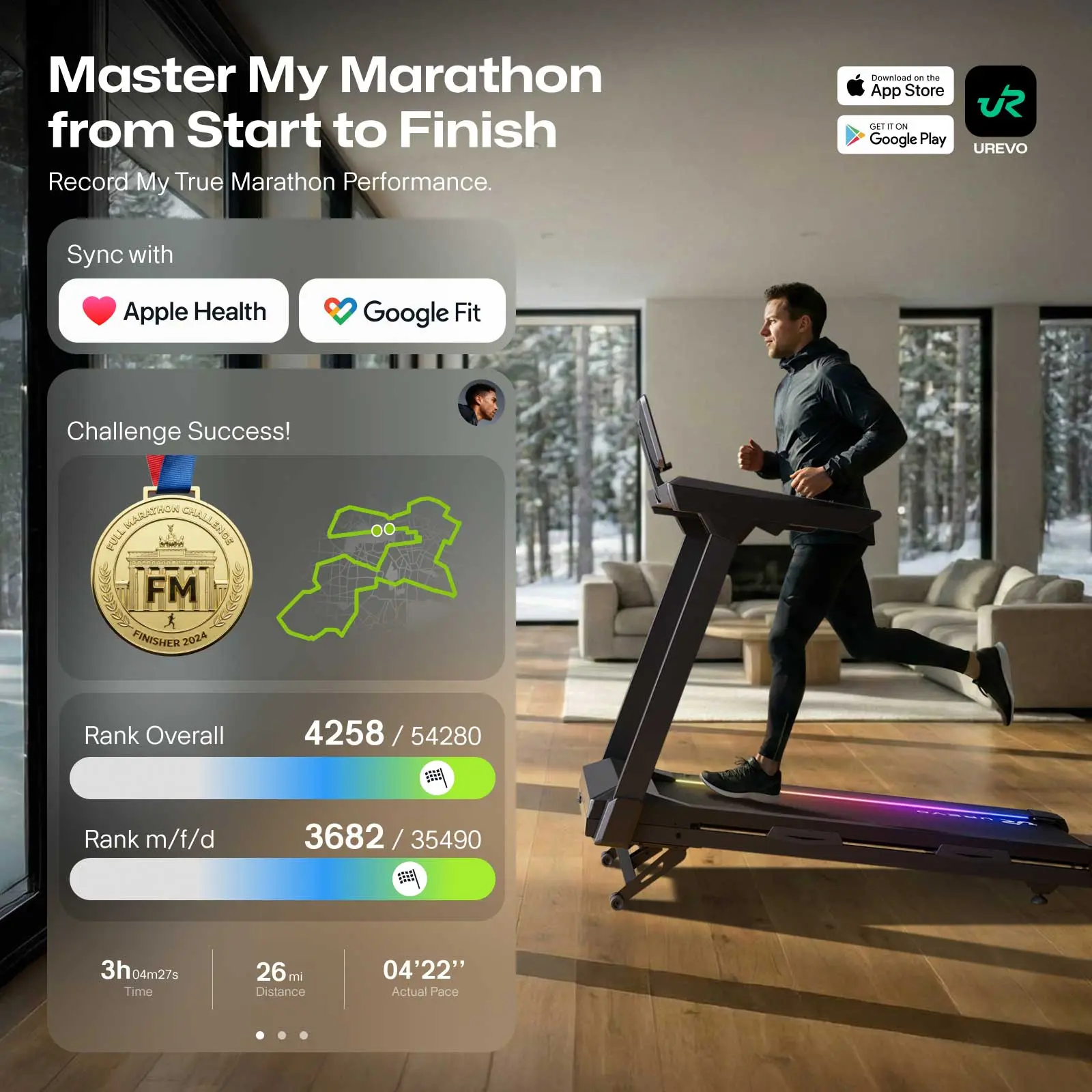 UREVO CyberMega Smart Treadmill - Image 5