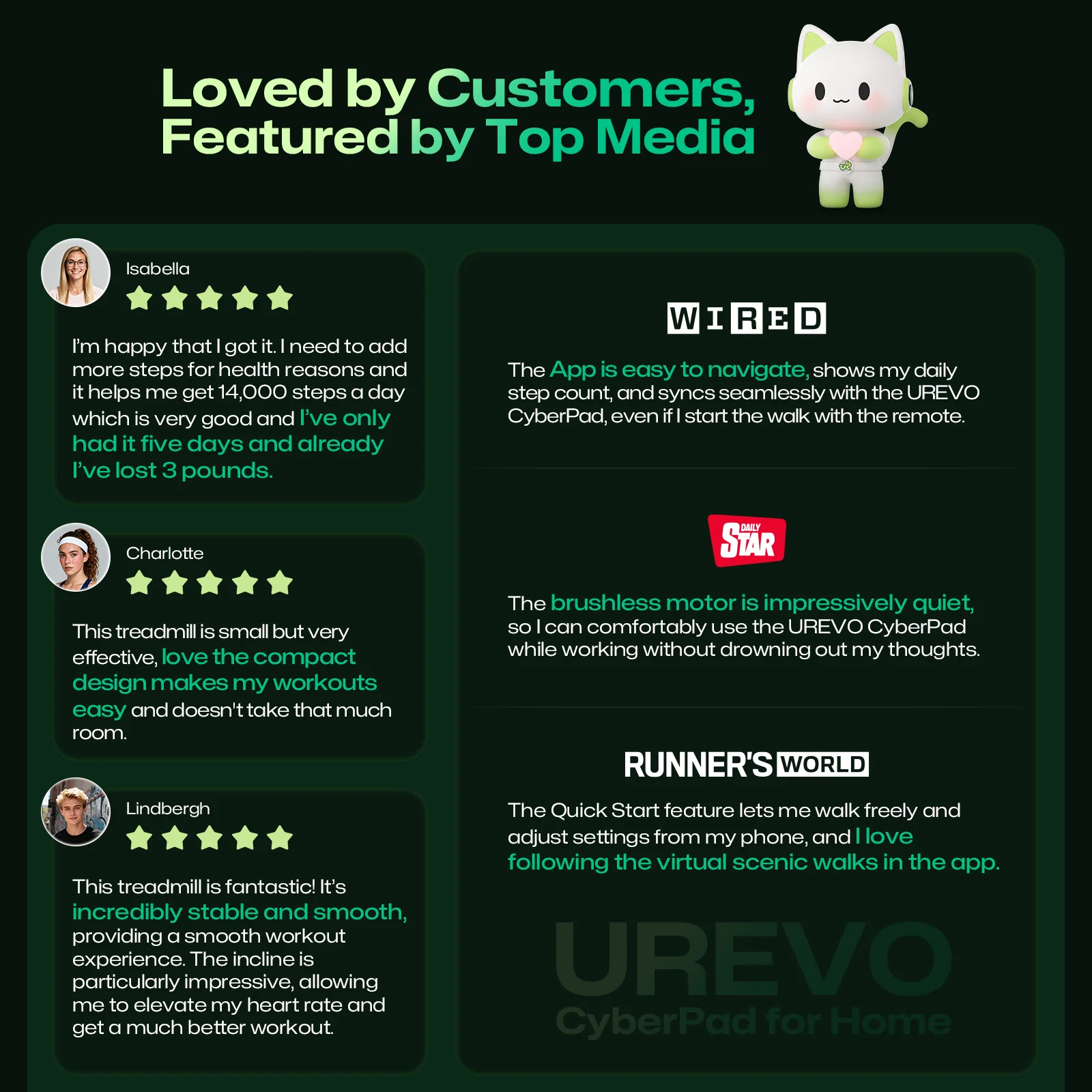 UREVO CyberPad for Home Smart Treadmill - Image 3