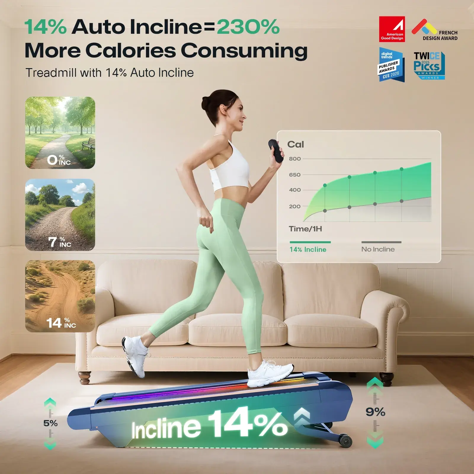 UREVO CyberPad for Home Smart Treadmill - Image 8