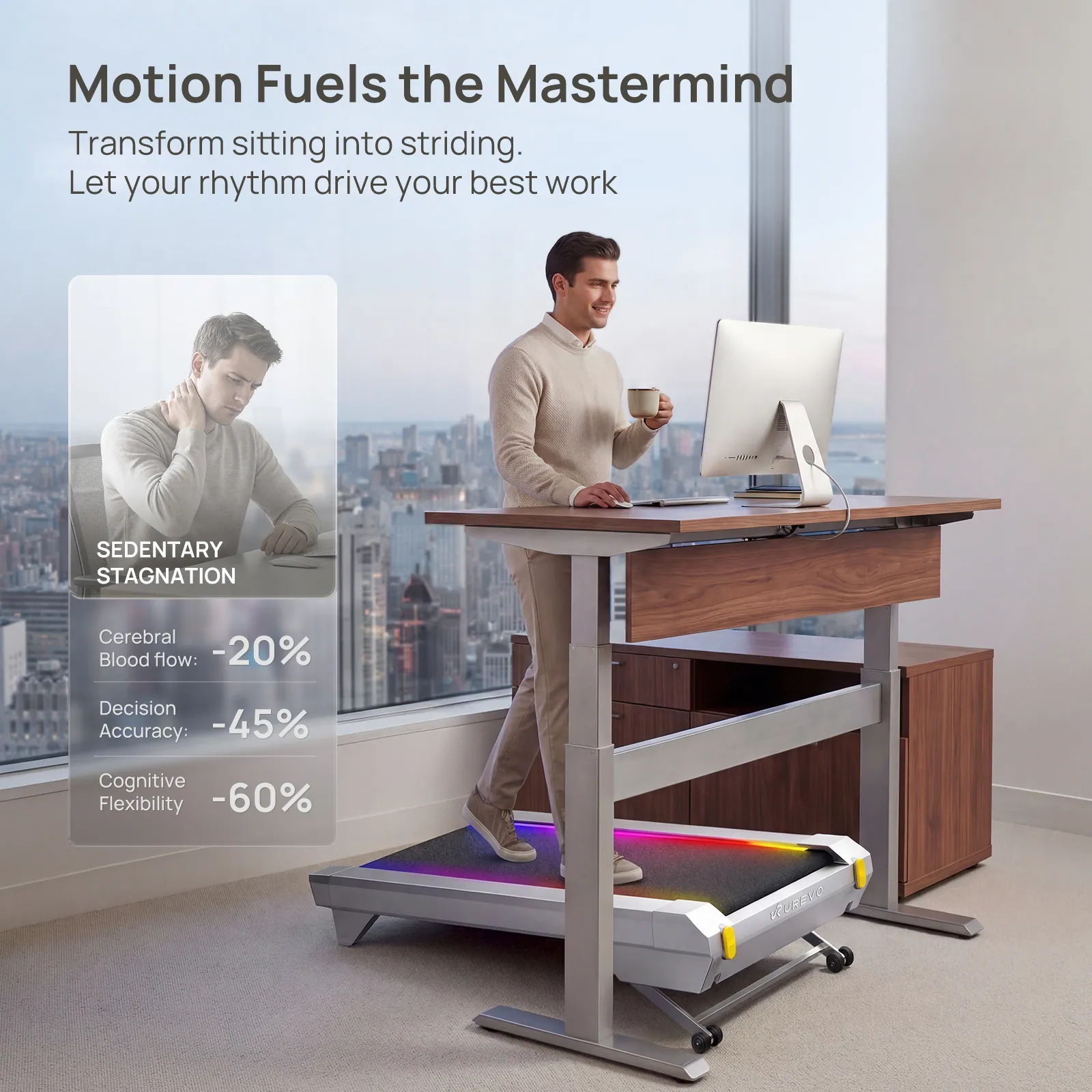 UREVO CyberPad for Office Smart Treadmill - Image 4