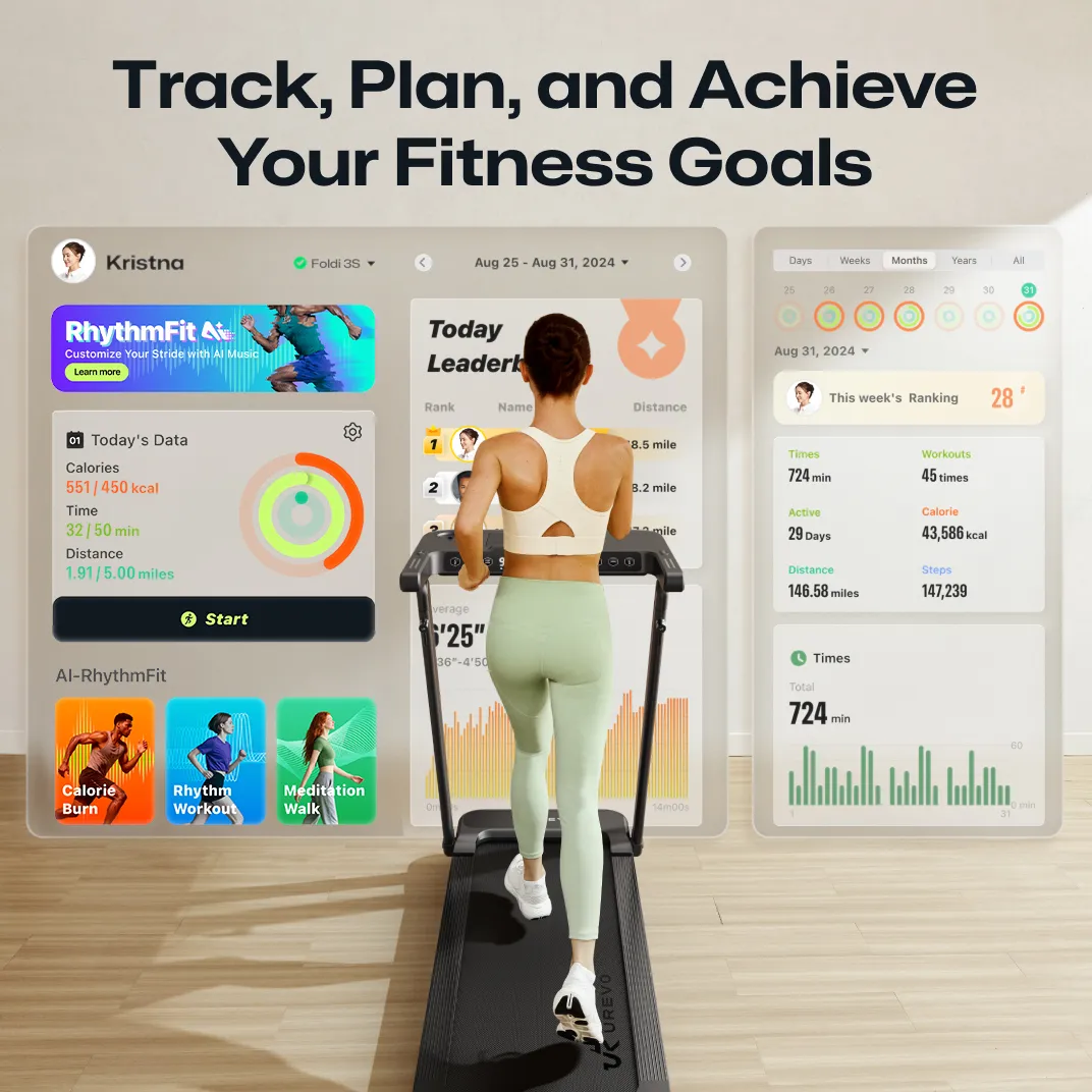 UREVO Foldi 3S Smart Treadmill - Image 10