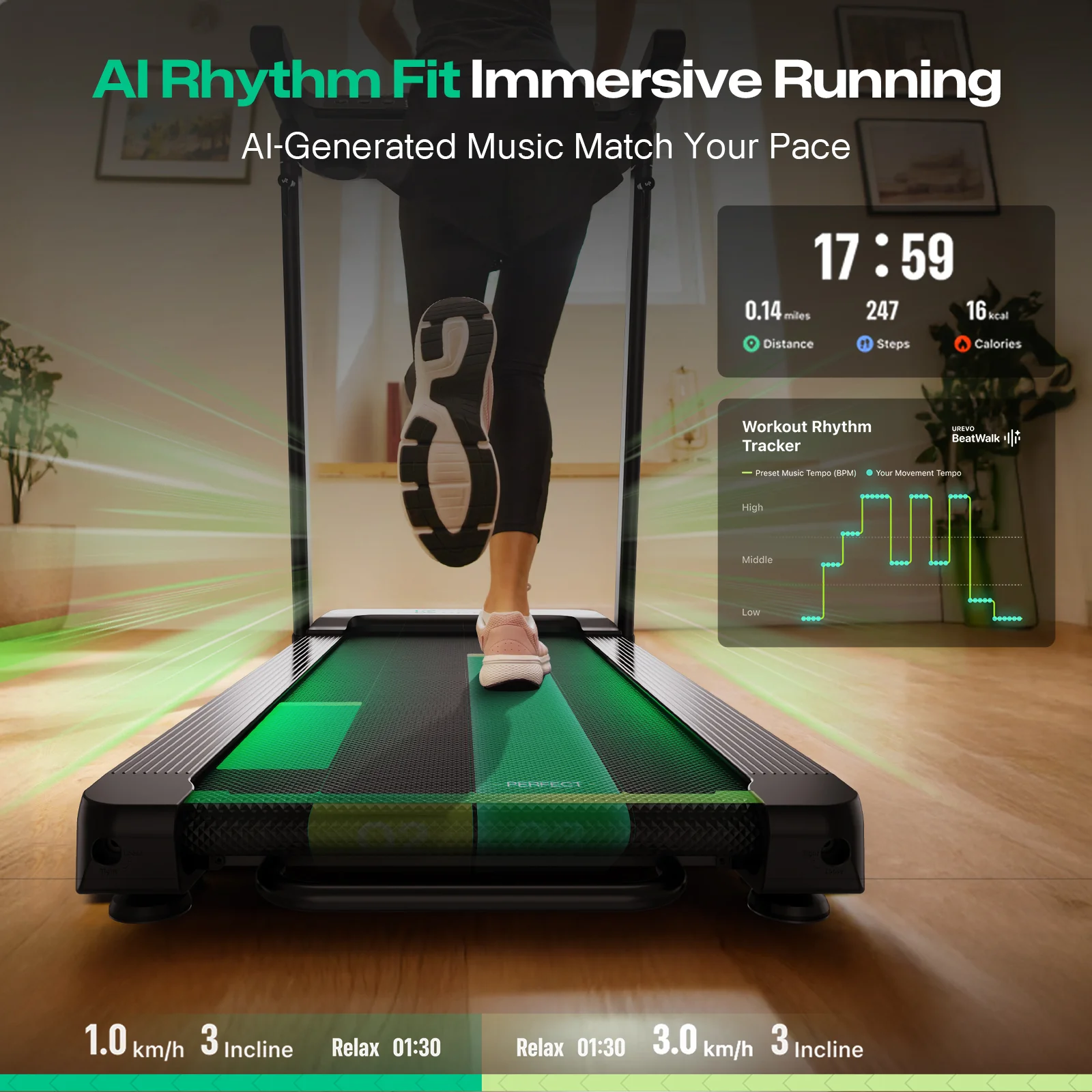 UREVO Foldi 3S Smart Treadmill - Image 8