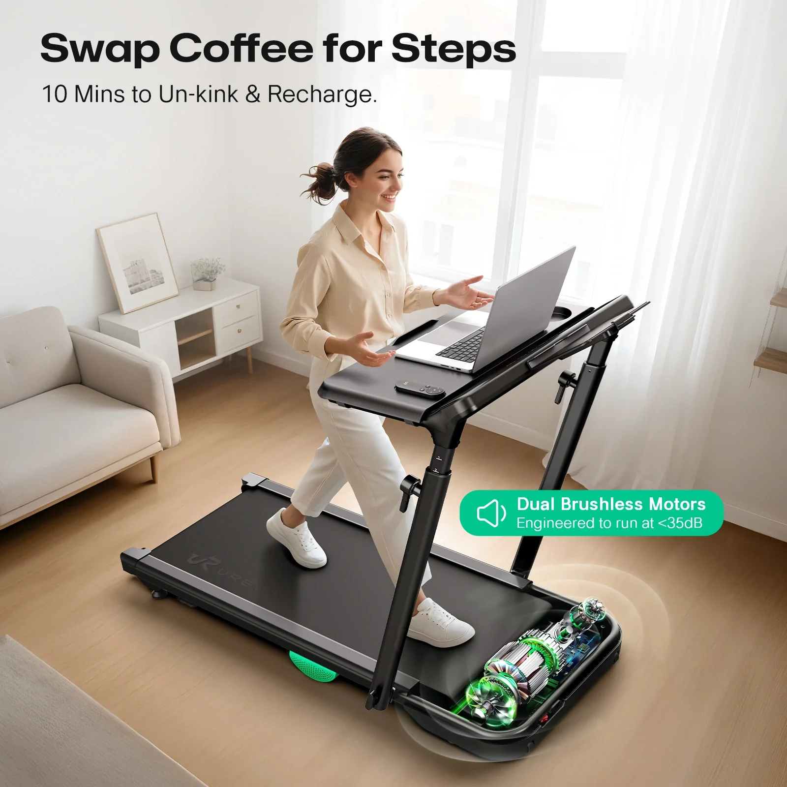 UREVO FoldiMix 5L Smart Treadmill - Image 7