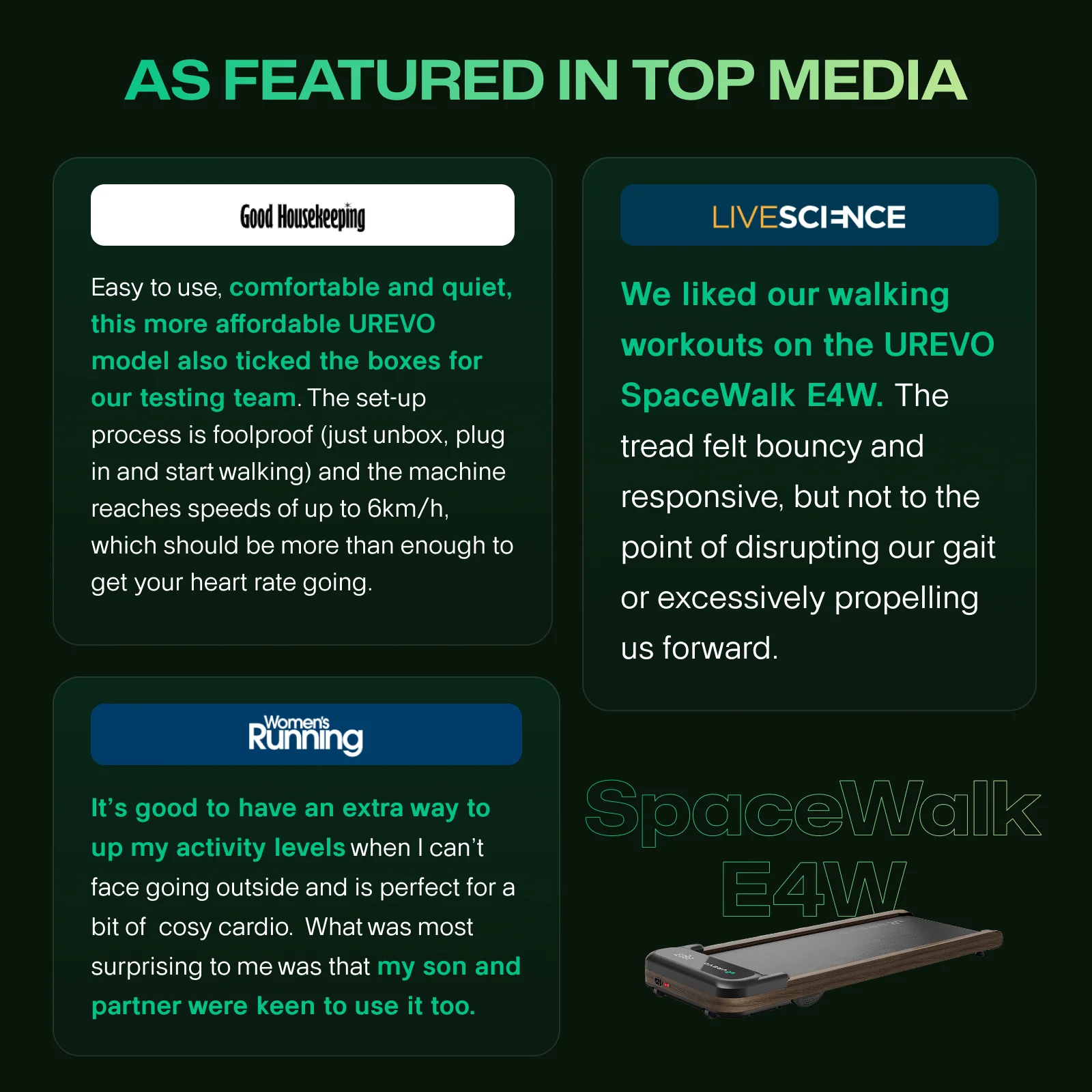 UREVO SpaceWalk E4W Smart Walking Pad - Image 3