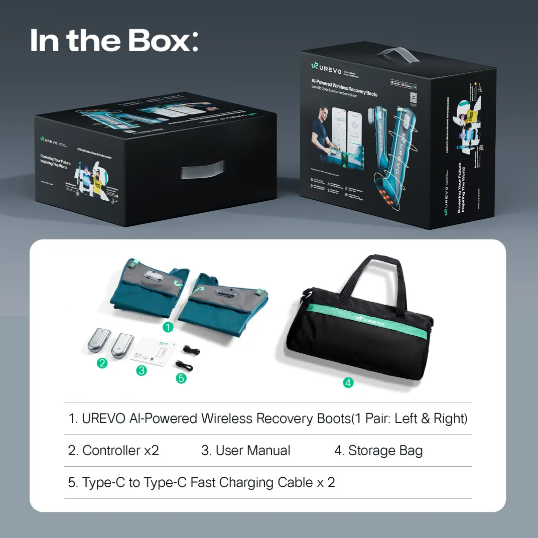 UREVO AI-Powered Wireless Recovery Boots - Image 16